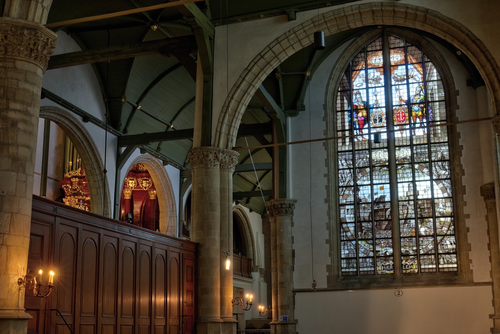 HDR sint-janskerk grote kerk sint-jan sint jan gouda glas in lood eglise church kerkfotografie pelerinage religie religion bedevaartsoord rooms katholiek protestant